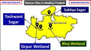 Ramsar Sites in Madhya Pradesh Map