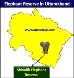 Shivalik Elephant Reserve Uttarakhand Map