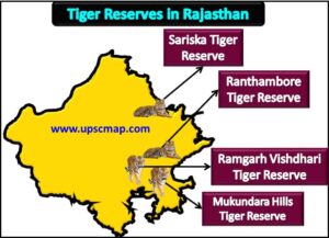 Tiger Reserves in Rajasthan Map