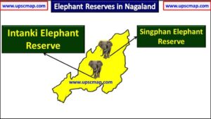 Elephant Reserves in Nagaland Map