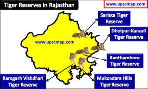 Tiger Reserves in Rajasthan Map